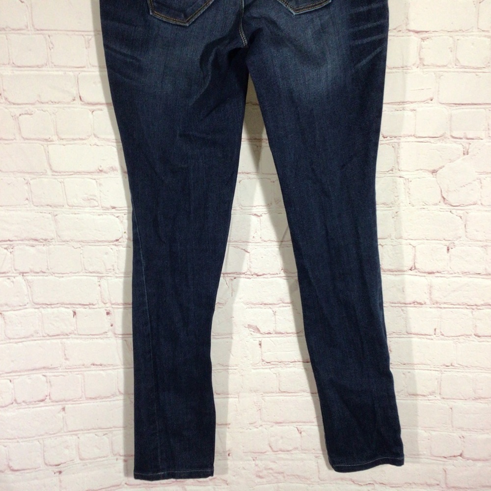 ONLY Blue Behavior Skinny Low Rise Blue Denim Jeans - Size 27W x 34L - Picture 8 of 10